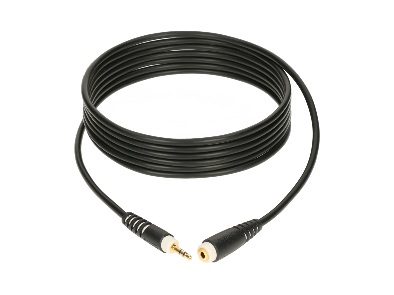 Stereo Cable black 1,5m, Jack 3p - Mini Jack 3p
